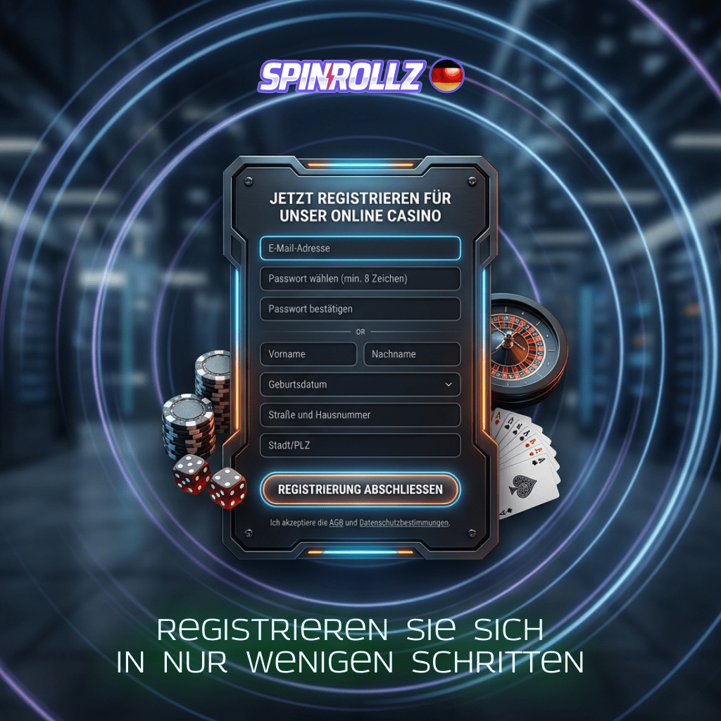 SpinRollz Registrierung Deutschland: Konto erstellen und KYC 2026